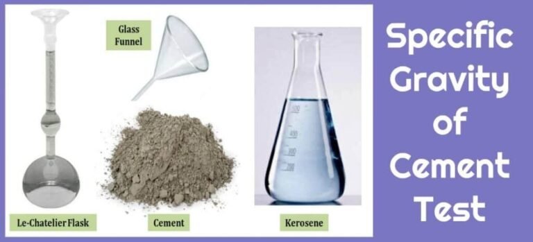 Specific Gravity Test of Cement