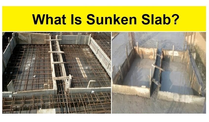 sunken slab